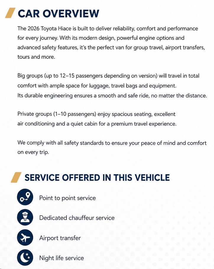 Fleet vehicle